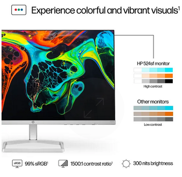 HP Series 5 23.8-inch FHD Monitor 524sf e Hp 524sf 24_ inch FHD Monitor