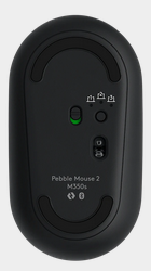 Pebble Mouse 2 M350s d Logitech wireless mouse M350s PEBBLE GRAPHITE
